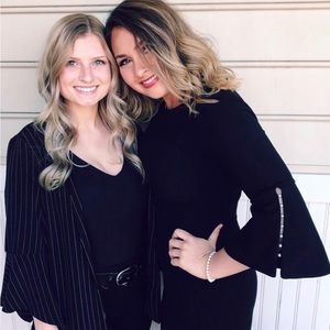 Calvin Klein Dress With Pearl Sleeves